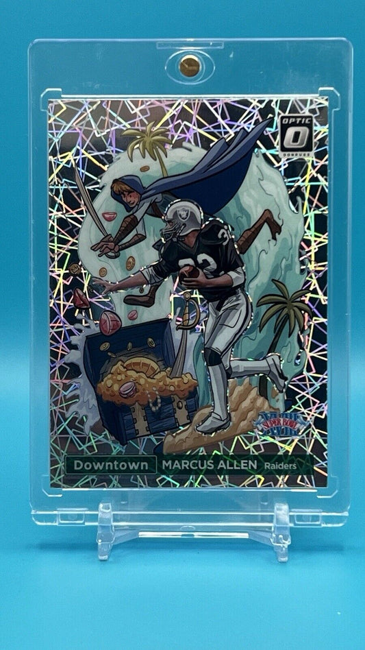 2023 Donruss Optic Marcus Allen Downtown! SSP – Raiders Super Bowl Legend!