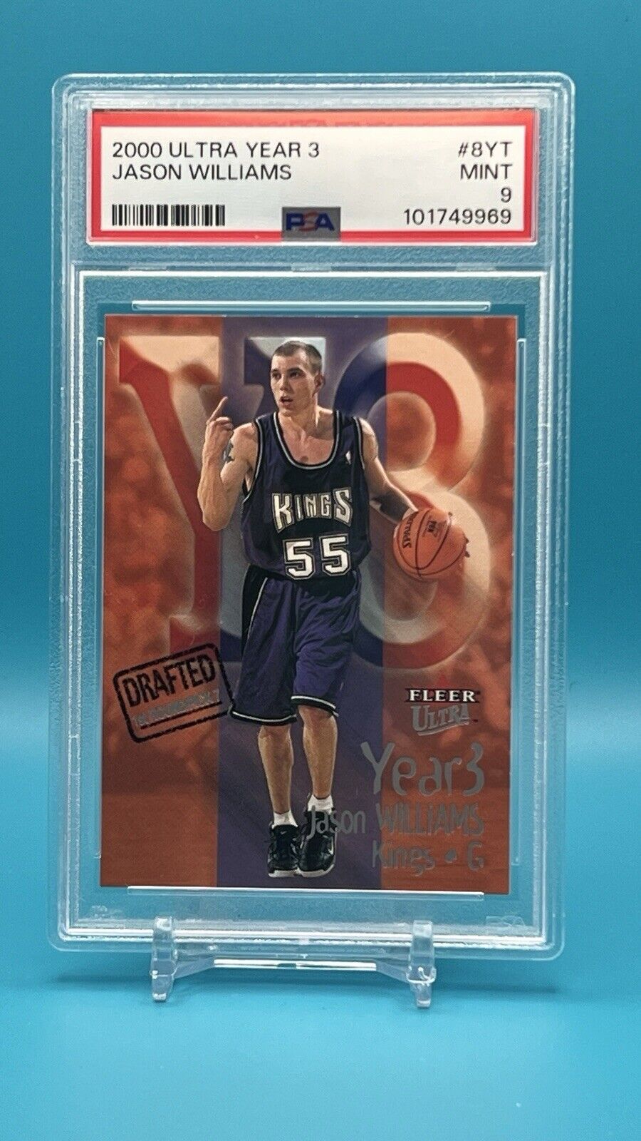 2000 Ultra Year 3 Jason Williams PSA 9 Mint #8YT – Kings Legend  